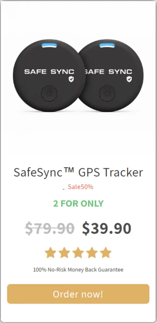 SafeSync™ GPS Tracker price offer